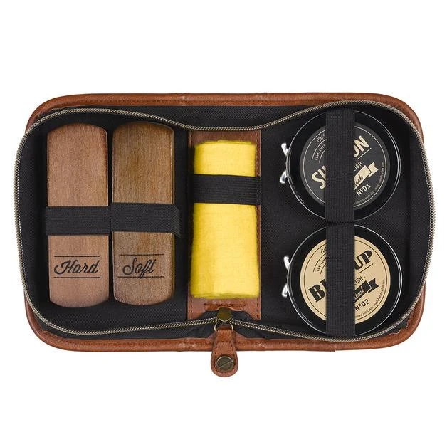 Designworks Collective Gentlemen's Hardware Buff & Shine Shoe Polish Kit 2 Designworks Collective Gentlemen's Hardware Buff & Shine Shoe Polish Kit