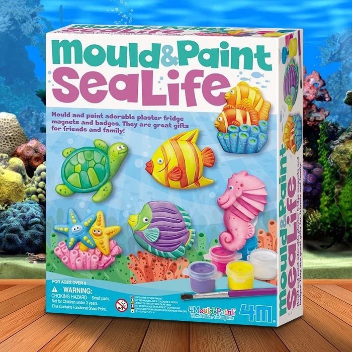 Johnco Gifts For Boys Mould And Paint Sea Life Kit 1 Johnco Gifts For Boys Mould And Paint Sea Life Kit