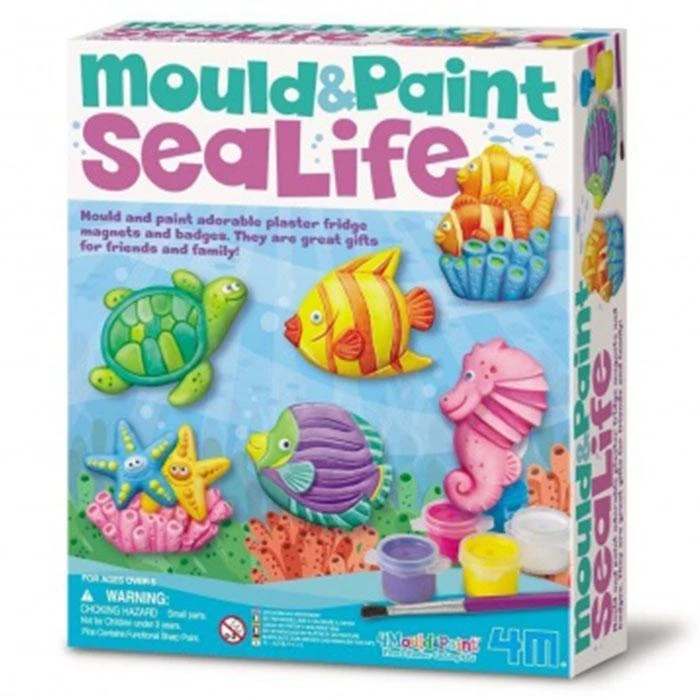 Johnco Gifts For Boys Mould And Paint Sea Life Kit 2 Johnco Gifts For Boys Mould And Paint Sea Life Kit