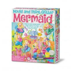 Johnco Gifts For Girls Mould & Paint Glitter Mermaids Casting Kit