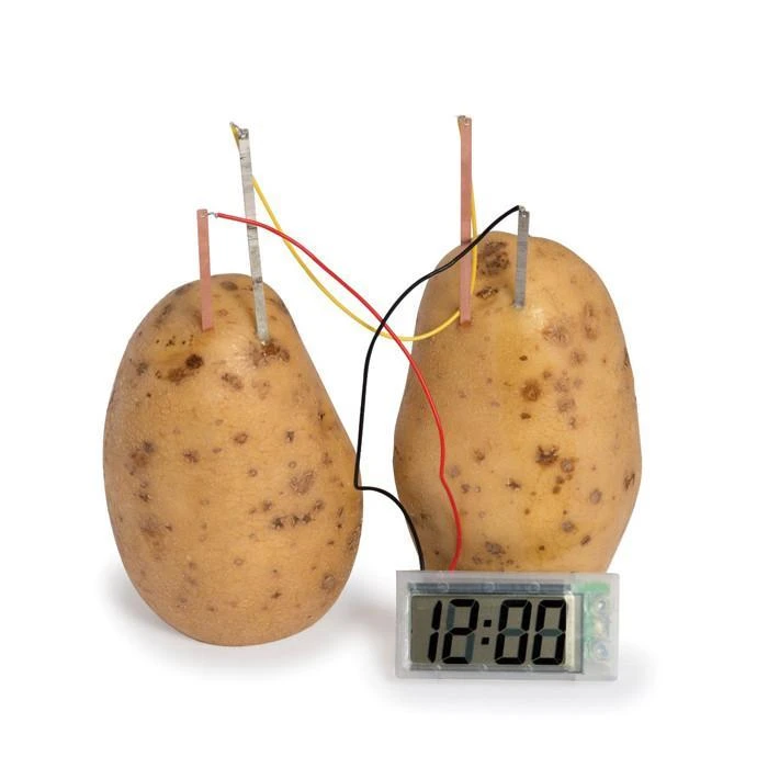 Johnco Science STEM Toys Potato Powered Clock | 4M 1 Johnco Science STEM Toys Potato Powered Clock | 4M
