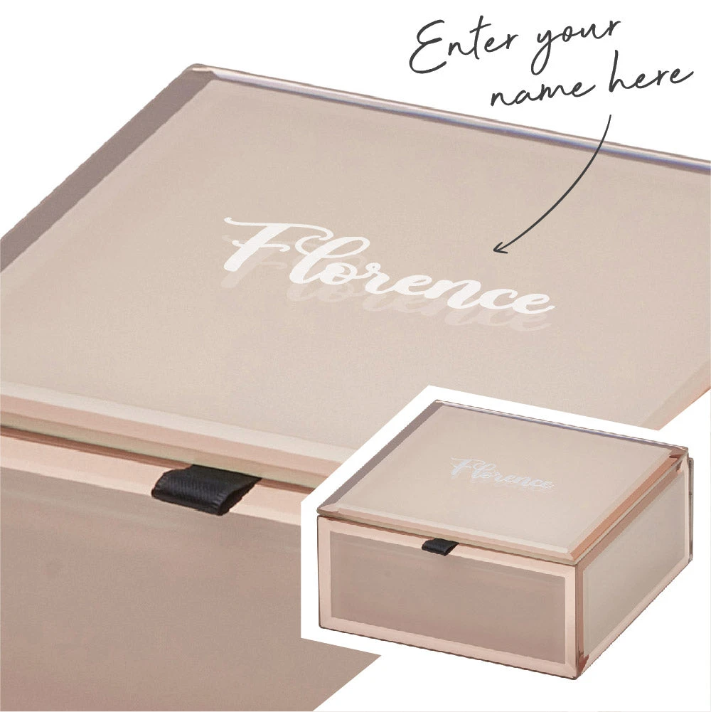 Yellow Octopus Personalised Personalised Small Blush Florence Jewellery Box 1 Yellow Octopus Personalised Personalised Small Blush Florence Jewellery Box