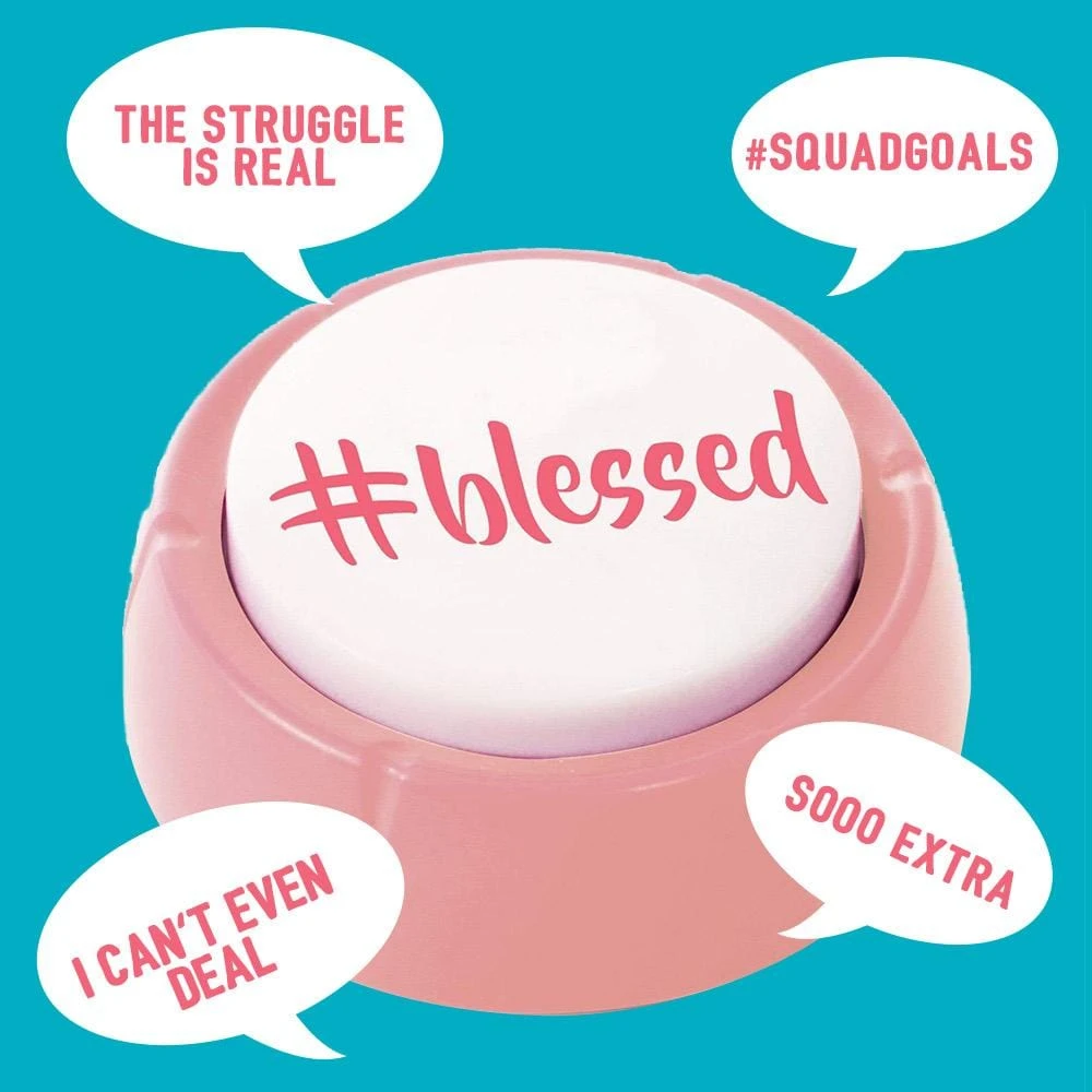 IsAlbi Office Gifts The Talking Millennial Button: 13 #Blessed Phrases 1 IsAlbi Office Gifts The Talking Millennial Button: 13 #Blessed Phrases