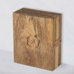 Yellow Octopus Personalised Personalised Gifts For Her Personalised Universal Knife Block - Wreath Design