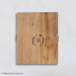 Yellow Octopus Personalised Personalised Gifts For Her Personalised Universal Knife Block - Wreath Design