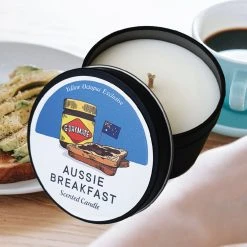 Cedargris Aussie Breakfast Scented Candle Tin Foodie