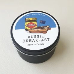 Cedargris Aussie Breakfast Scented Candle Tin Foodie