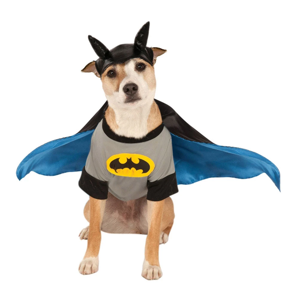 Rubies Deerfield Comics & Superheroes DC Comics Batman Deluxe Pet Costume 1 Rubies Deerfield Comics & Superheroes DC Comics Batman Deluxe Pet Costume