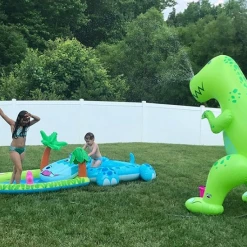 William Valentine Giant Inflatable T-Rex Dinosaur Yard Sprinkler 1.9m Tall!