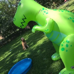 William Valentine Giant Inflatable T-Rex Dinosaur Yard Sprinkler 1.9m Tall!