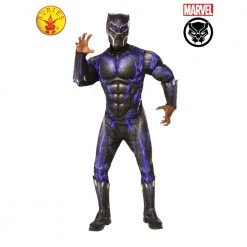 Rubies Deerfield Comics & Superheroes Marvel Black Panther Battle Adult Costume 13 Rubies Deerfield Comics & Superheroes Marvel Black Panther Battle Adult Costume