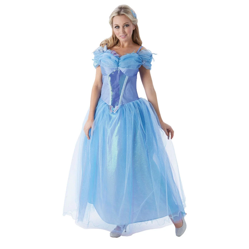 Rubies Deerfield Disney Cinderella Live Action Deluxe Adult Costume 1 Rubies Deerfield Disney Cinderella Live Action Deluxe Adult Costume