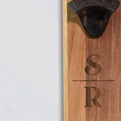 Yellow Octopus Personalised Personalised Wall Mount Bottle Opener - Classic Initials Personalised Birthday Gifts 5 Yellow Octopus Personalised Personalised Wall Mount Bottle Opener - Classic Initials Personalised Birthday Gifts