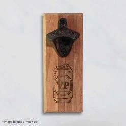 Yellow Octopus Personalised Personalised Birthday Gifts Personalised Wall Mount Bottle Opener - Funny Beer Style