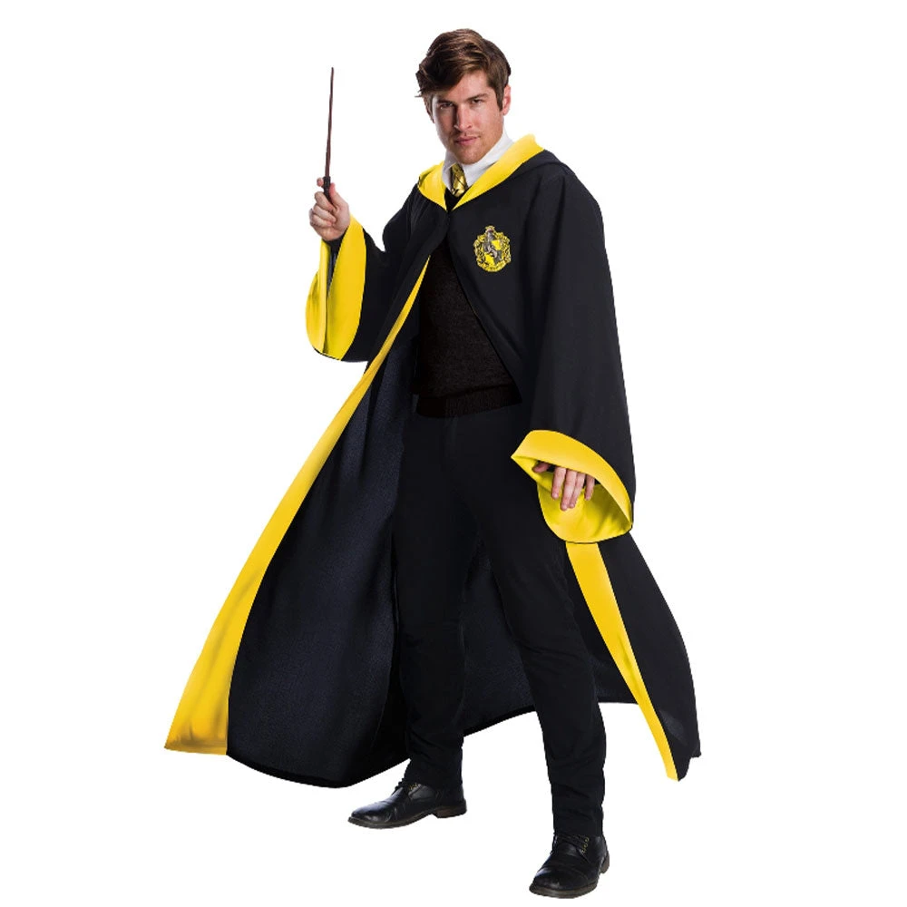 Rubies Deerfield Harry Potter Hufflepuff Robe Adult Costume 1 Rubies Deerfield Harry Potter Hufflepuff Robe Adult Costume