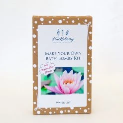 Huckleberry Make Your Own Bath Bombs - Rose Petal Or Water Lily Gifts For Sisters