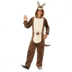 Rubies Deerfield Kangaroo Furry Onesie Adult Costume Adult Costumes