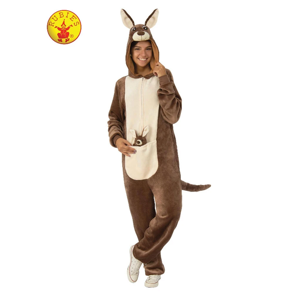 Rubies Deerfield Kangaroo Furry Onesie Adult Costume Adult Costumes 2 Rubies Deerfield Kangaroo Furry Onesie Adult Costume Adult Costumes