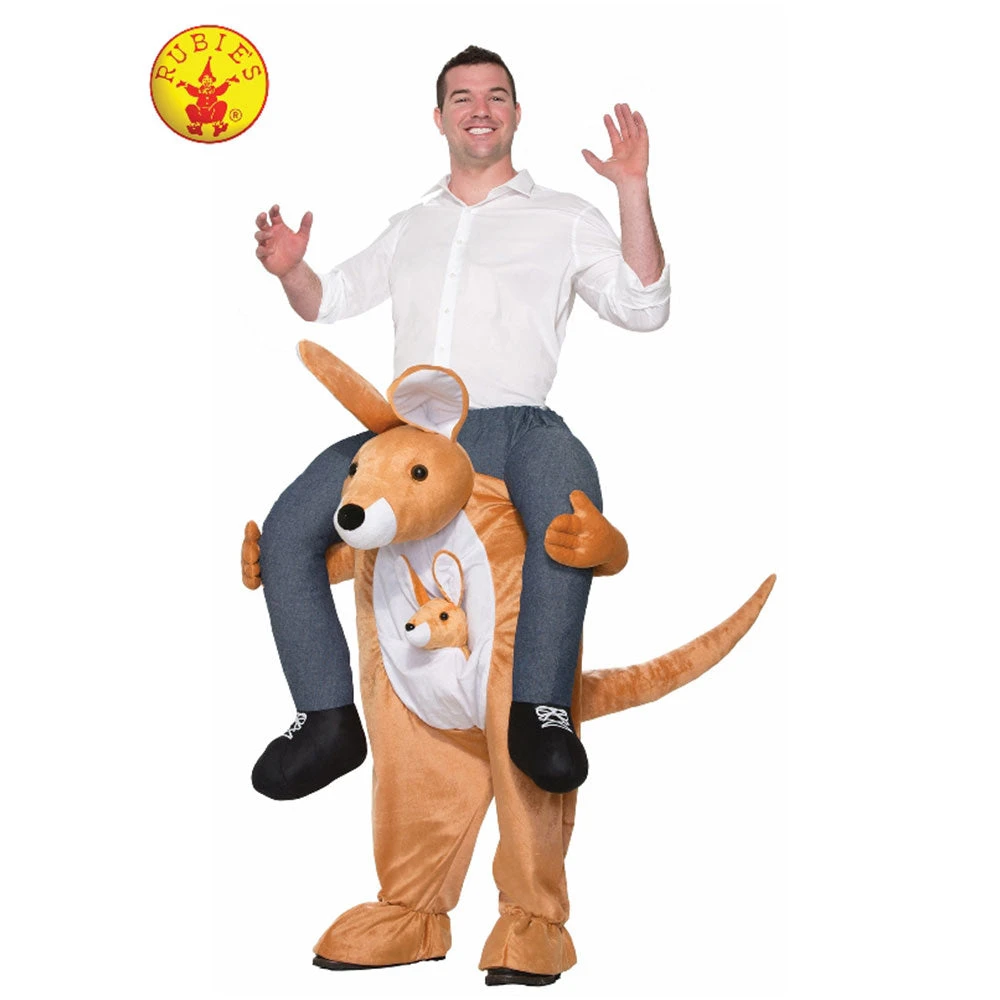 Rubies Deerfield Kangaroo Piggy Back Adult Costume 4 Rubies Deerfield Kangaroo Piggy Back Adult Costume
