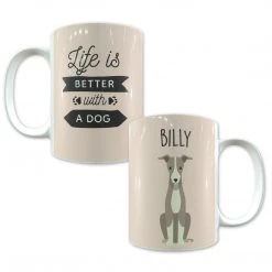 Yellow Octopus Personalised Mug - Life Is Better With A Dog Design New
