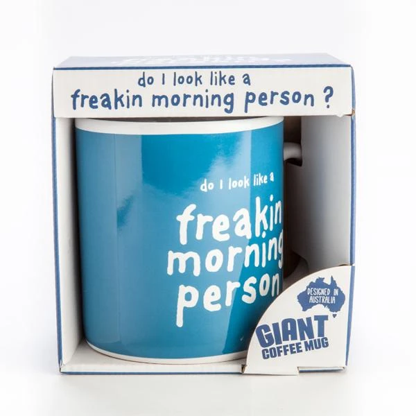 Mdi "Do I Look Like A Freakin Morning Person?" Giant Mug Giant Products 2 Mdi "Do I Look Like A Freakin Morning Person?" Giant Mug Giant Products