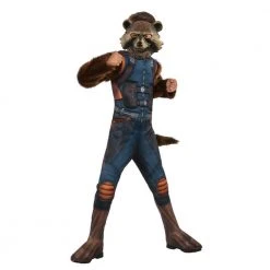 Rubies Deerfield Marvel Rocket Raccoon Deluxe Child Costume Gifts For Boys