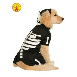 Rubies Deerfield Novelty Skeleton Glow In The Dark Pet Hoodie Costume