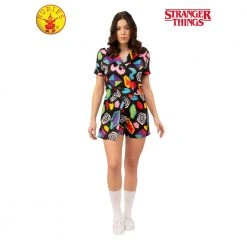 Rubies Deerfield Stranger Things Eleven Mall Dress Adult Costume 9 Rubies Deerfield Stranger Things Eleven Mall Dress Adult Costume