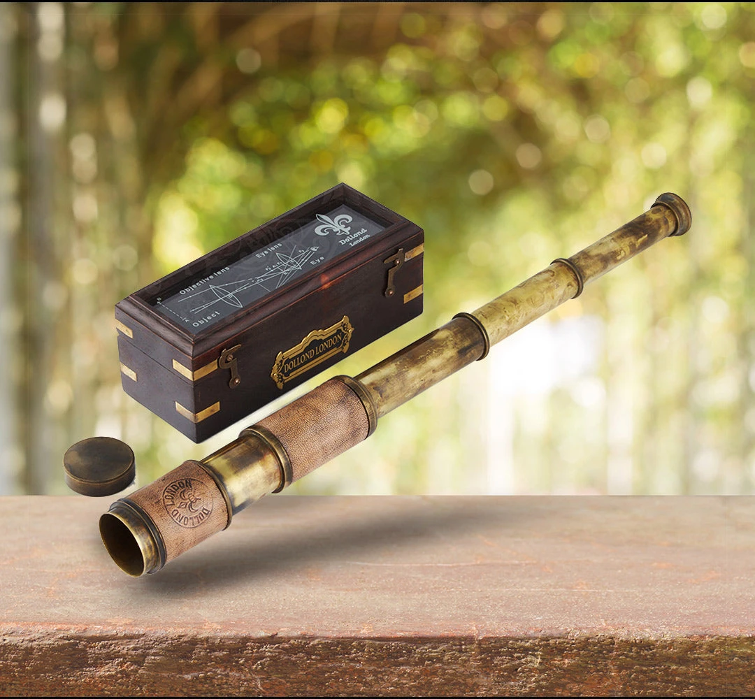 Vintage Nautical Man Cave Gifts Brass Victorian Marine Telescope | 3 Designs 1 Vintage Nautical Man Cave Gifts Brass Victorian Marine Telescope | 3 Designs