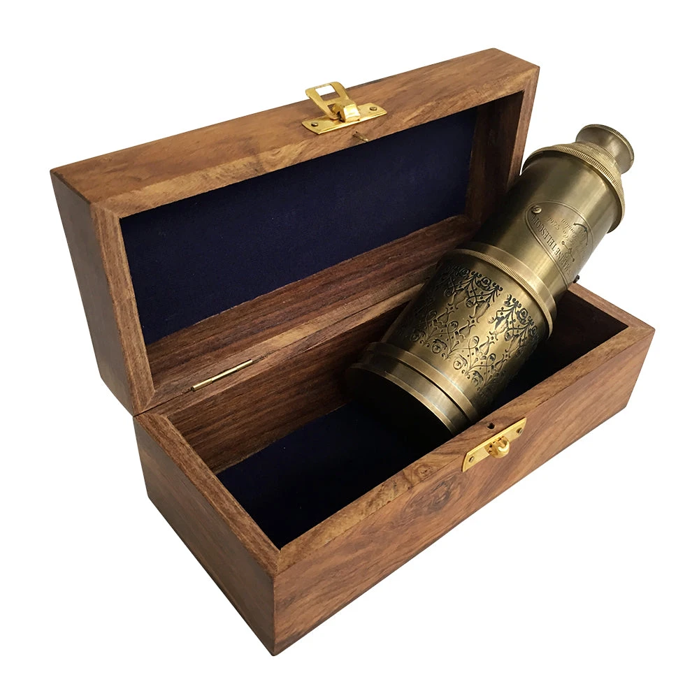 Vintage Nautical Man Cave Gifts Brass Victorian Marine Telescope | 3 Designs 3 Vintage Nautical Man Cave Gifts Brass Victorian Marine Telescope | 3 Designs