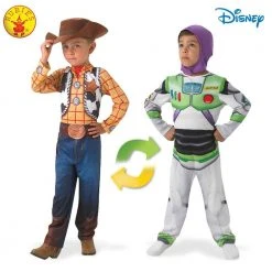Rubies Deerfield Disney Woody To Buzz Lightyear Deluxe Reversible Child Costume 9 Rubies Deerfield Disney Woody To Buzz Lightyear Deluxe Reversible Child Costume