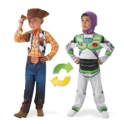 Rubies Deerfield Disney Woody To Buzz Lightyear Deluxe Reversible Child Costume