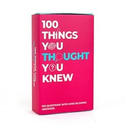William Valentine 100 Things You Thought You Knew Card Game Science STEM Toys