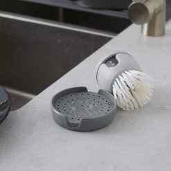 IsAlbi 2-in-1 Dish Brush With Soap Dispenser Gifts For Grandmas