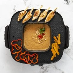 IsAlbi New 2-in-1 Electric Steamboat Hotpot With Teppanyaki Grill