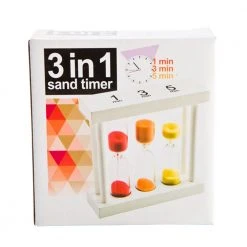 Mdi Miniature Products 3-in-1 Hourglass Sand Timer - 1, 3 & 5 Minutes