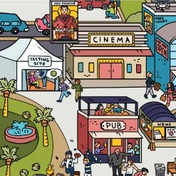 Yellow Octopus Exclusives Mens Novelty Gifts 50 Things To Do After Lockdown Art Print 2021 | Limited Edition