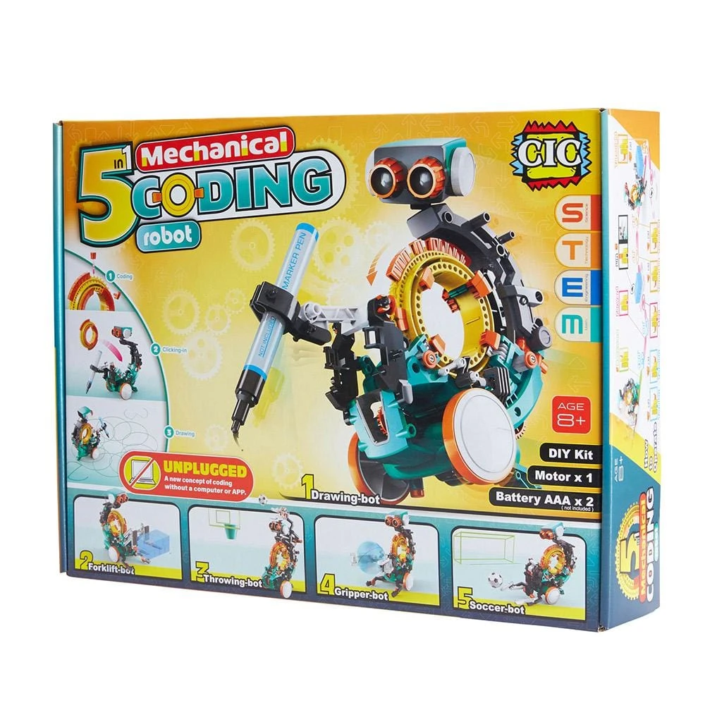 Johnco 5 In 1 Mechanical Coding Robot 2 Johnco 5 In 1 Mechanical Coding Robot