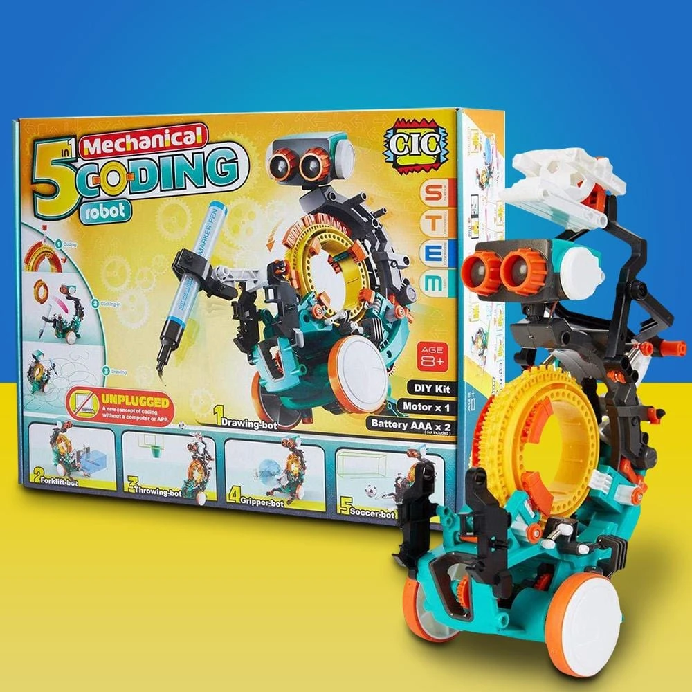 Johnco 5 In 1 Mechanical Coding Robot 1 Johnco 5 In 1 Mechanical Coding Robot