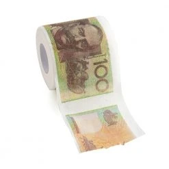 Mdi Mens Novelty Gifts Money Toilet Paper - $100 Australian Dollar Notes