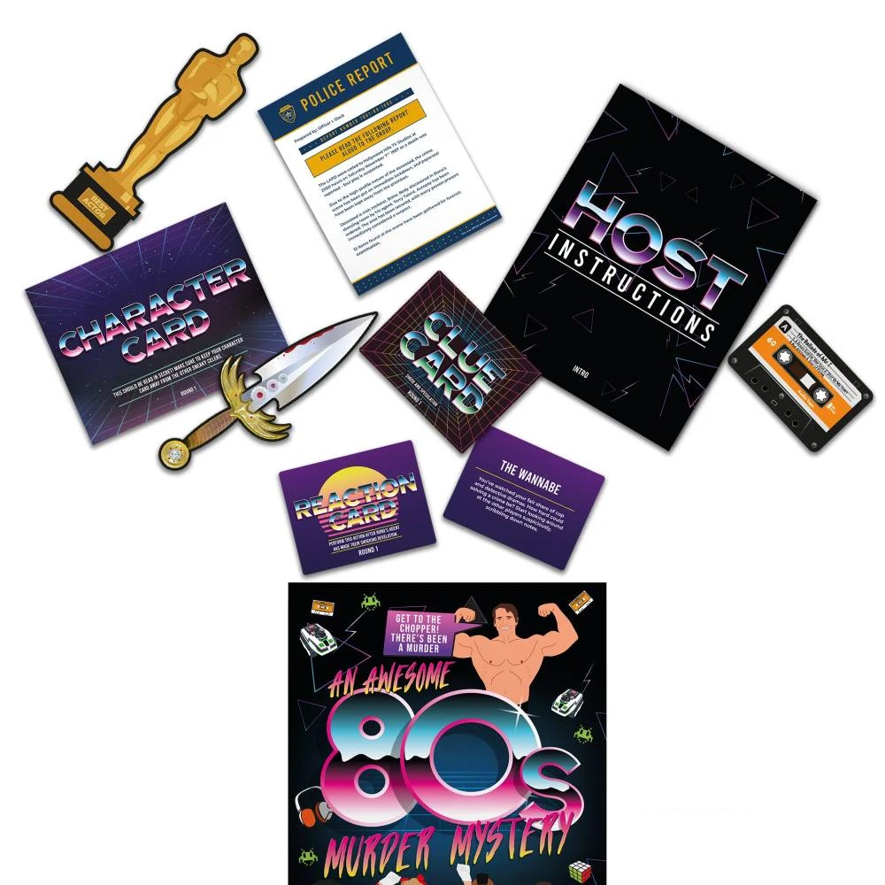 William Valentine Awesome 80s Murder Mystery Game New 2 William Valentine Awesome 80s Murder Mystery Game New