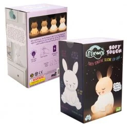 Mdi Bunny Touch-Sensitive Rechargeable LED Night Light Gifts For Sisters