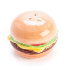MDI Mens Novelty Gifts Burger & Fries Salt & Pepper Shakers