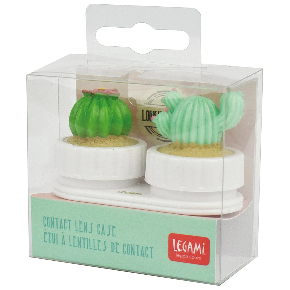 Paperie Lookin' Sharp! Cactus Contact Lens Case 2 Paperie Lookin' Sharp! Cactus Contact Lens Case