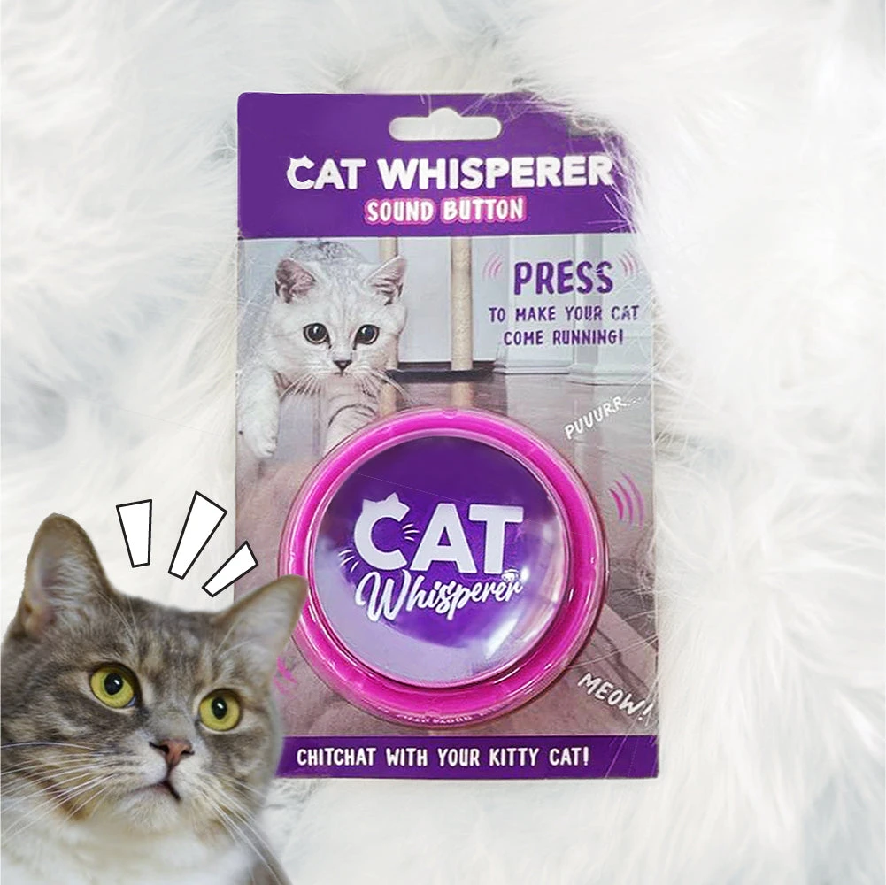 William Valentine Cat Whisperer Sound Button Novelty Office Toys 1 William Valentine Cat Whisperer Sound Button Novelty Office Toys