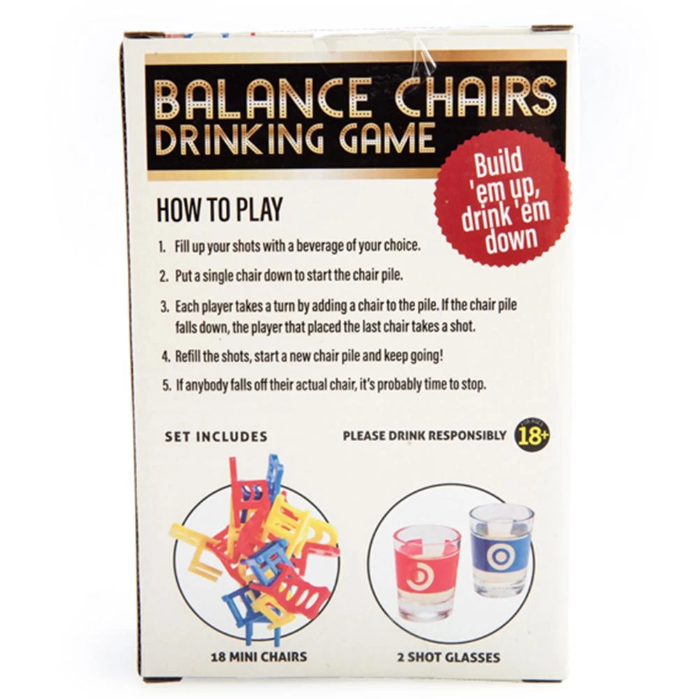 Mdi Desktop Chair Balancing Drinking Game Mens Novelty Gifts 5 Mdi Desktop Chair Balancing Drinking Game Mens Novelty Gifts