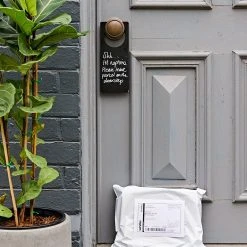 Baby Made Chalkboard Door Hanger & Liquid Chalk Marker