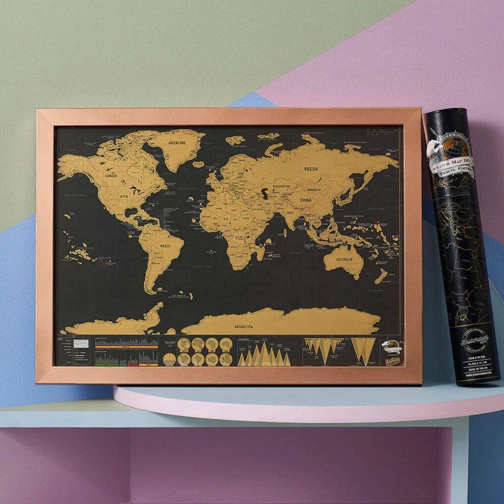 IsAlbi Office Gifts My Travel Scratch Map 9 IsAlbi Office Gifts My Travel Scratch Map