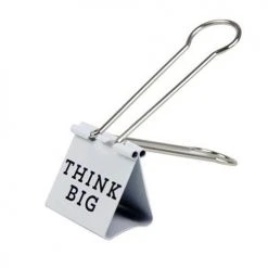UNTIL 'Think Big' Giant 20cm Bulldog Clip