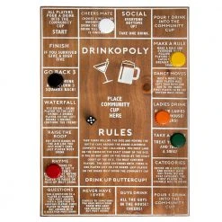 Outliving Drinkopoly Game With Classic Wooden Board 5 Outliving Drinkopoly Game With Classic Wooden Board